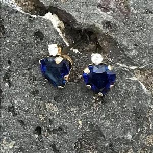 ‼️SOLD‼️💙10K Gold Sapphire Earrings💙